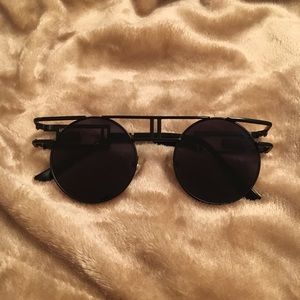 Black Burning Man Style Sunglasses